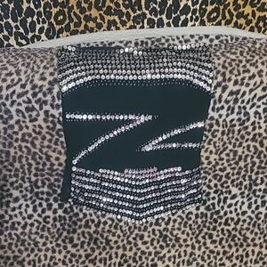 Black Sequin Tube Top
